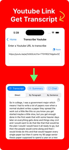 转录：视频转文字 Transcribe: Video screenshot