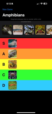 TierMaker screenshot