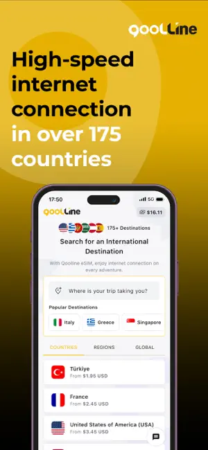 Qoolline: Travel eSIM & Data screenshot 1