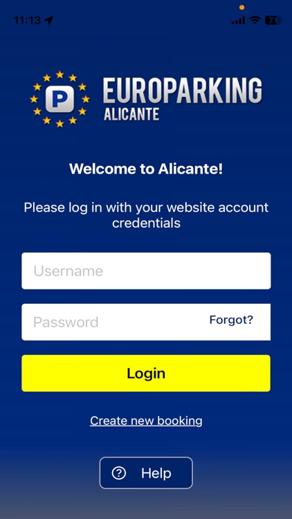 Europarking Alicante User App
