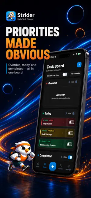 Strider: Daily Task Planner screenshot 2