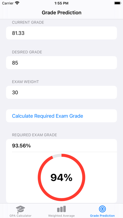 Screenshot #3 pour McGill GPA Calculator