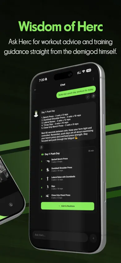Herc - Fitness App for Heroes screenshot 3