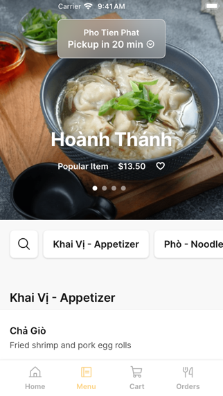 Pho Thien Phat iPhone screenshot 2 - Food & Drink app