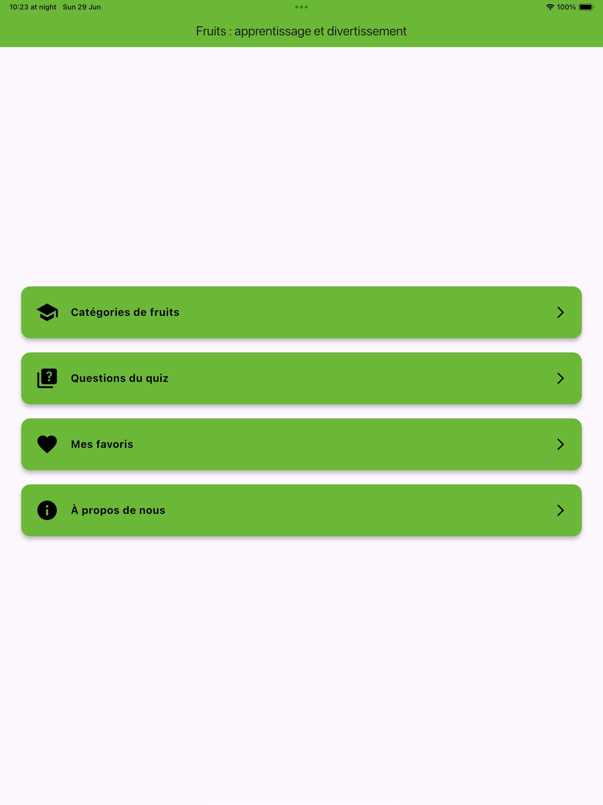 French Fruits Learning Fun screenshot 6