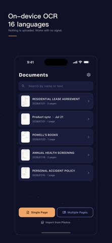 Oda Scanner: Docs to PDF, OCR screenshot