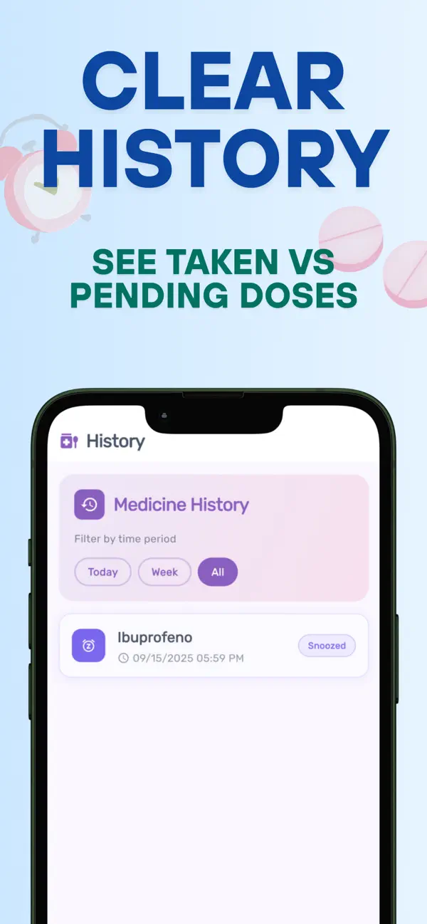 #5. Pill Reminder Simple alert (iOS) By: Devline Spa