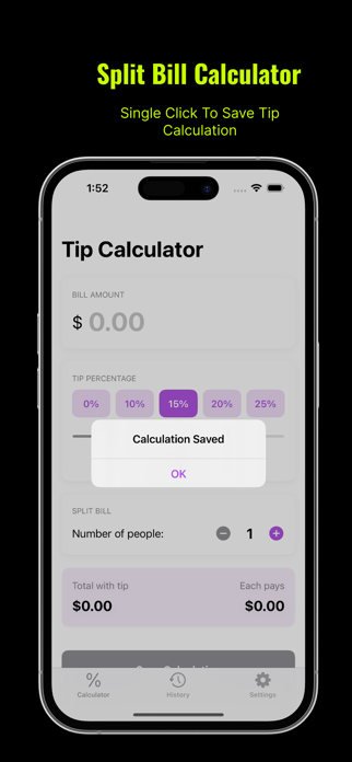 Tip Calculator – Split Bill Screenshot 6 of 8