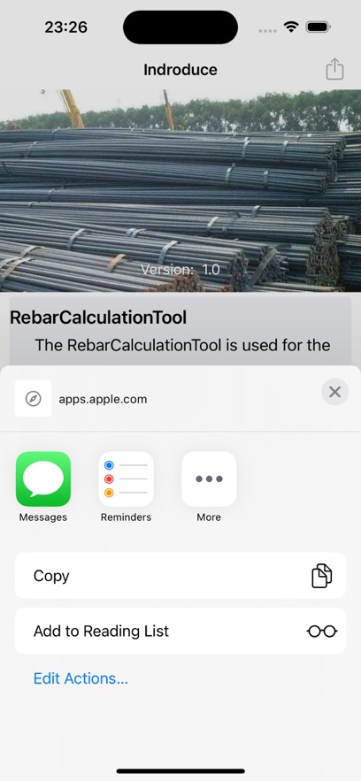 RebarCalculationTool 
                        2024年10月15日02点已下架