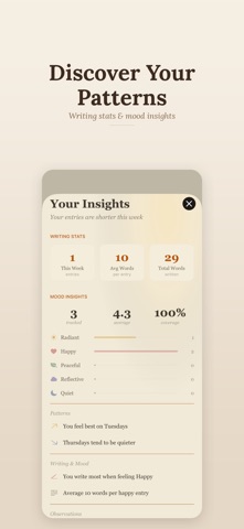 Papier Doré - Voice Notes iPhone screenshot