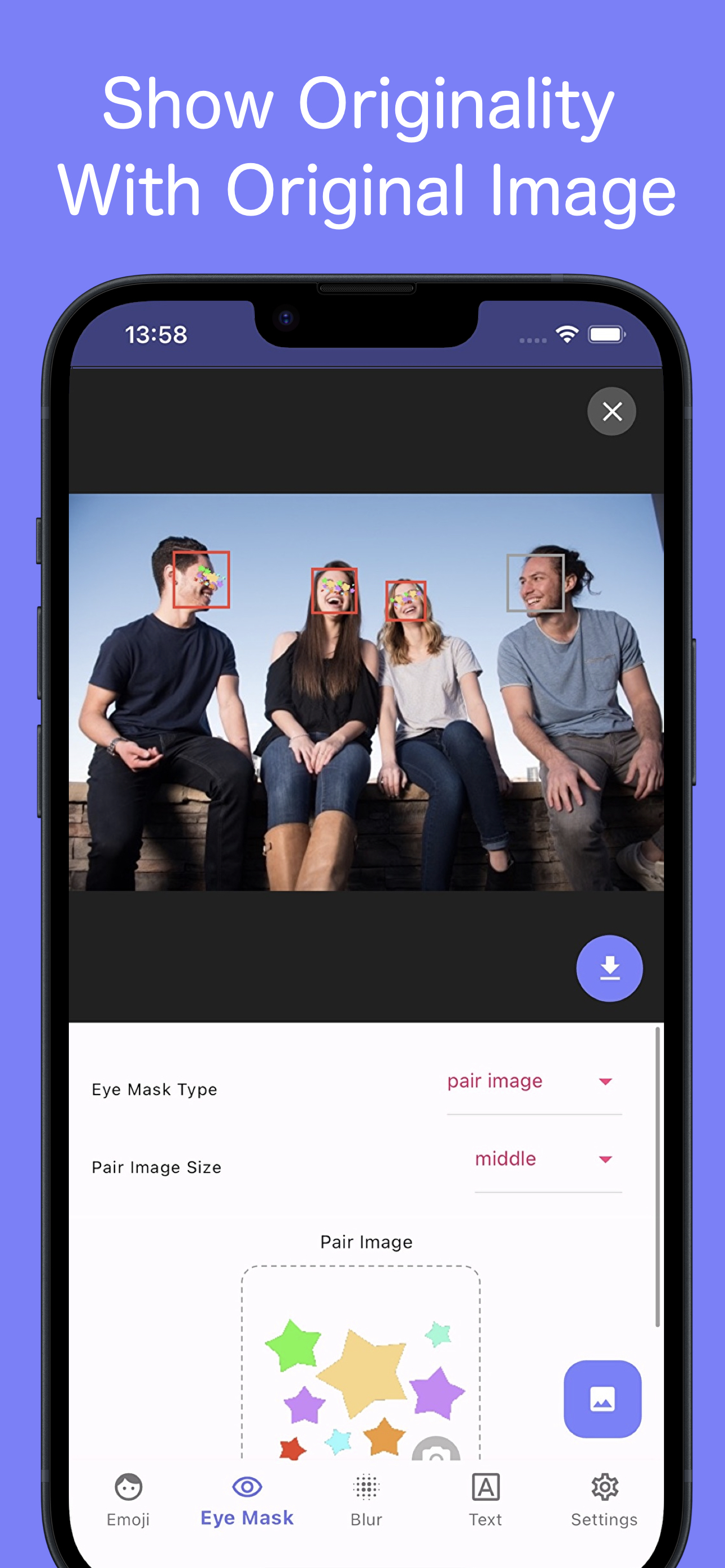Sticker on Face - Emoji Magic