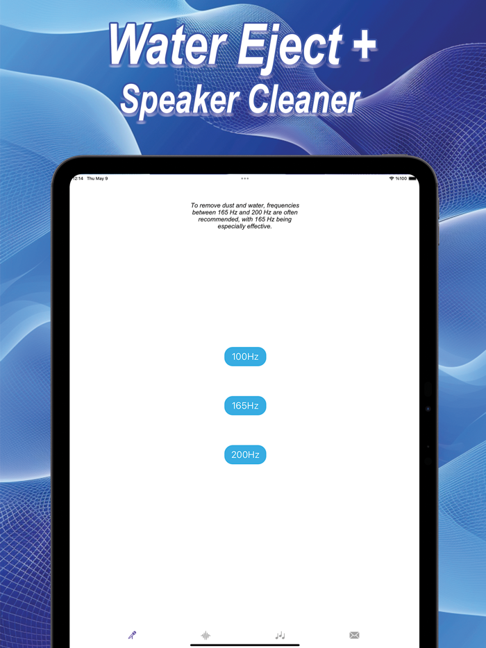 Water Eject  Speaker Cleaner