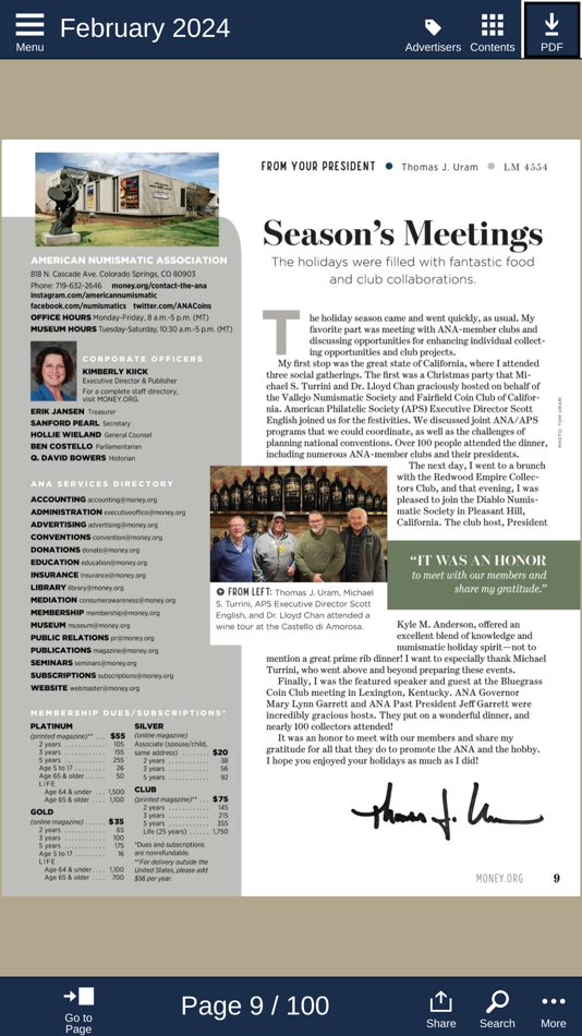 #3. The Numismatist (iOS) 由: American Numismatic Association