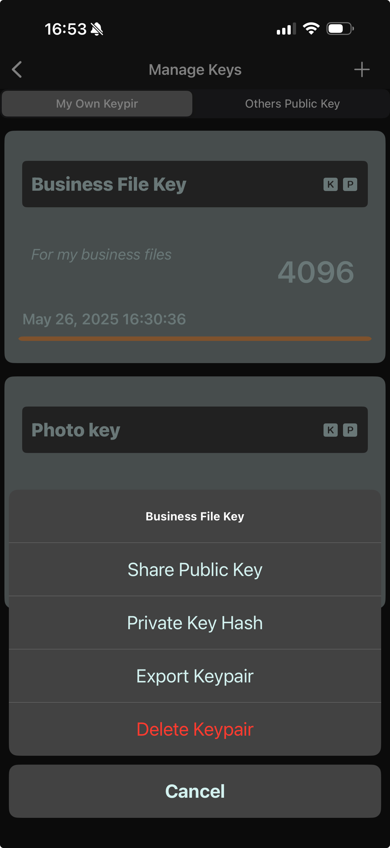 FileCryptor screenshot 5