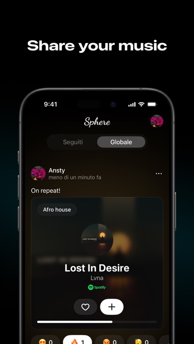 Sphere: Share music Screenshot