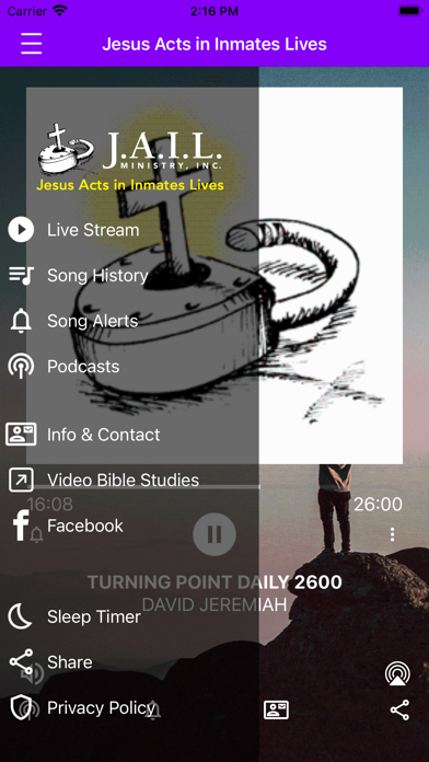JAIL Ministry Radio Screenshot