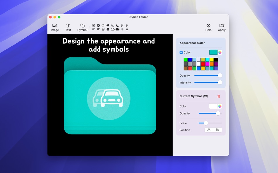 #3. Folder Face - Icon Designer (macOS) 由: Zhihu Aojie (Chengdu) Technology Co., Ltd.