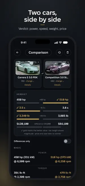 Car Catalog: Specs & Compare screenshot 3