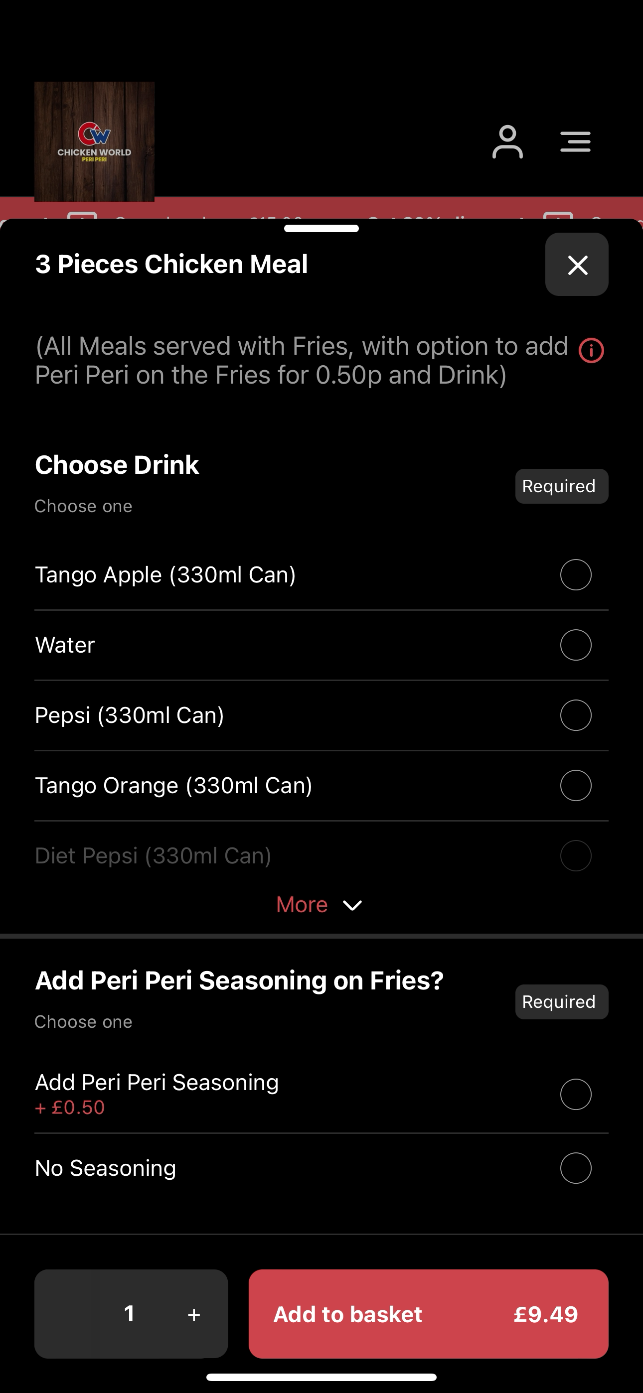 Chicken World Peri Peri Horley screenshot 4
