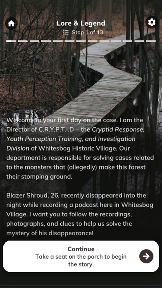 #3. Whitesbog: Deep in the Pines (iOS) 由: Night Kitchen Interactive