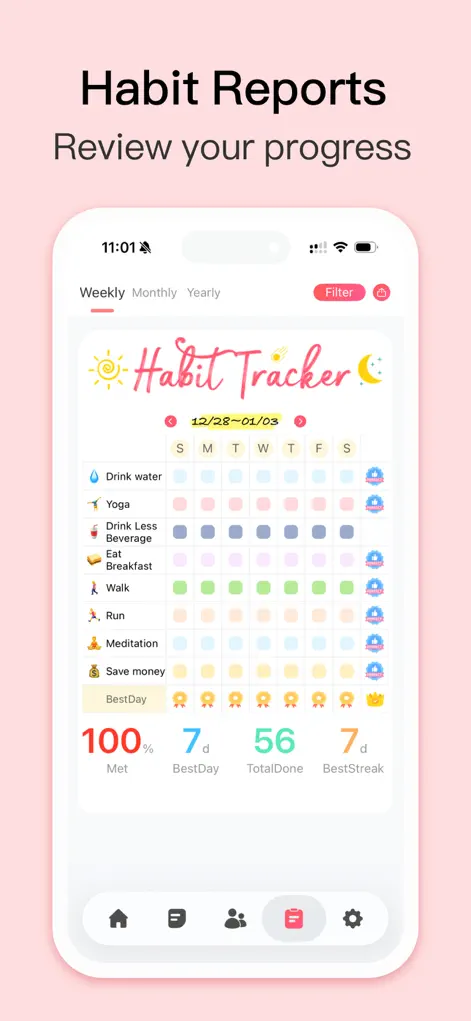 Daily Planner routine schedule - App de Productividad | MWM