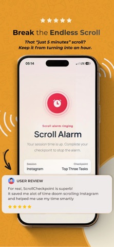 ScrollCheckpoint: Screen Time Screenshot 1 of 5