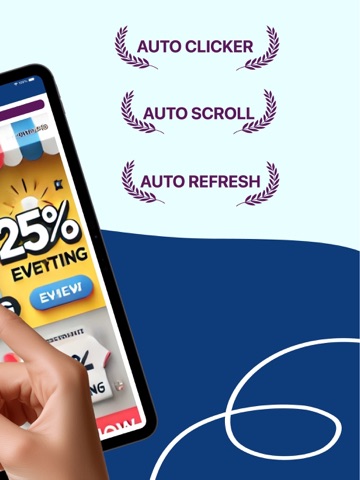 Auto Clicker & Refresh Scroll iPad screenshot