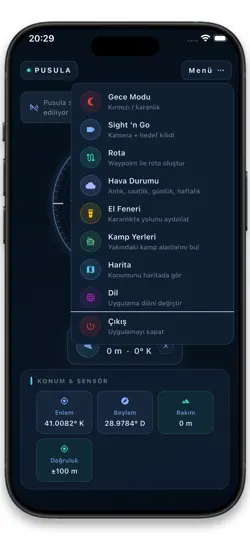 Manyetik Pusula iPhone Ekran Görüntüsü 2
