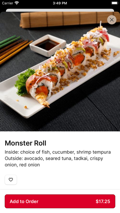 Yoshi Sushi Hesperia iPhone screenshot 4 - Food & Drink app