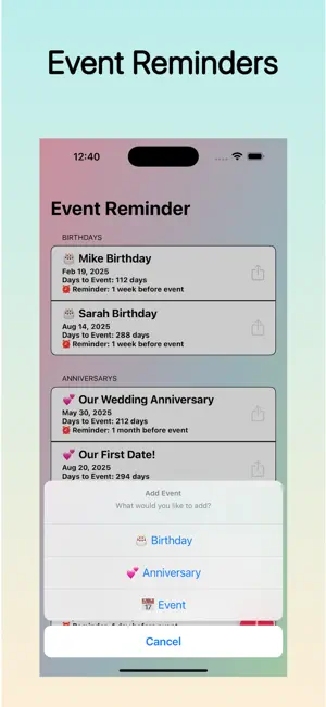 Happy Birthday Countdown screenshot 4