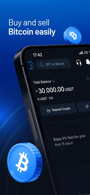 BtcTurk | Global: Buy BTC&USDT iPhone screenshot 1