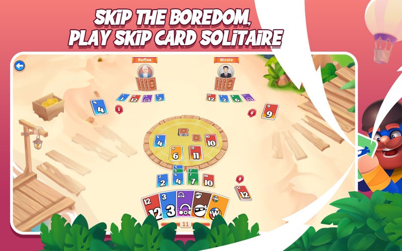 Skip Card Solitaire app screenshot