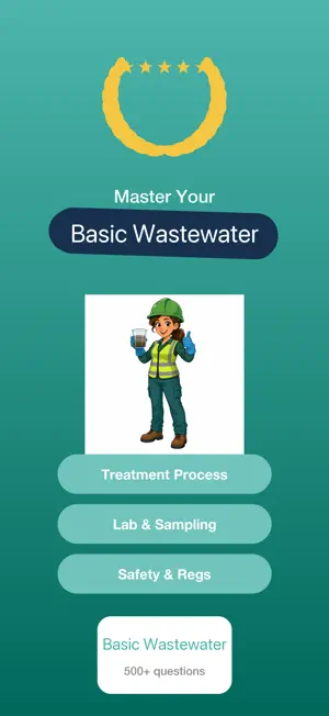 Basic Wastewater Operator Prep screenshot 1