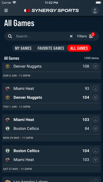 Synergy Sports Mobile Screenshot