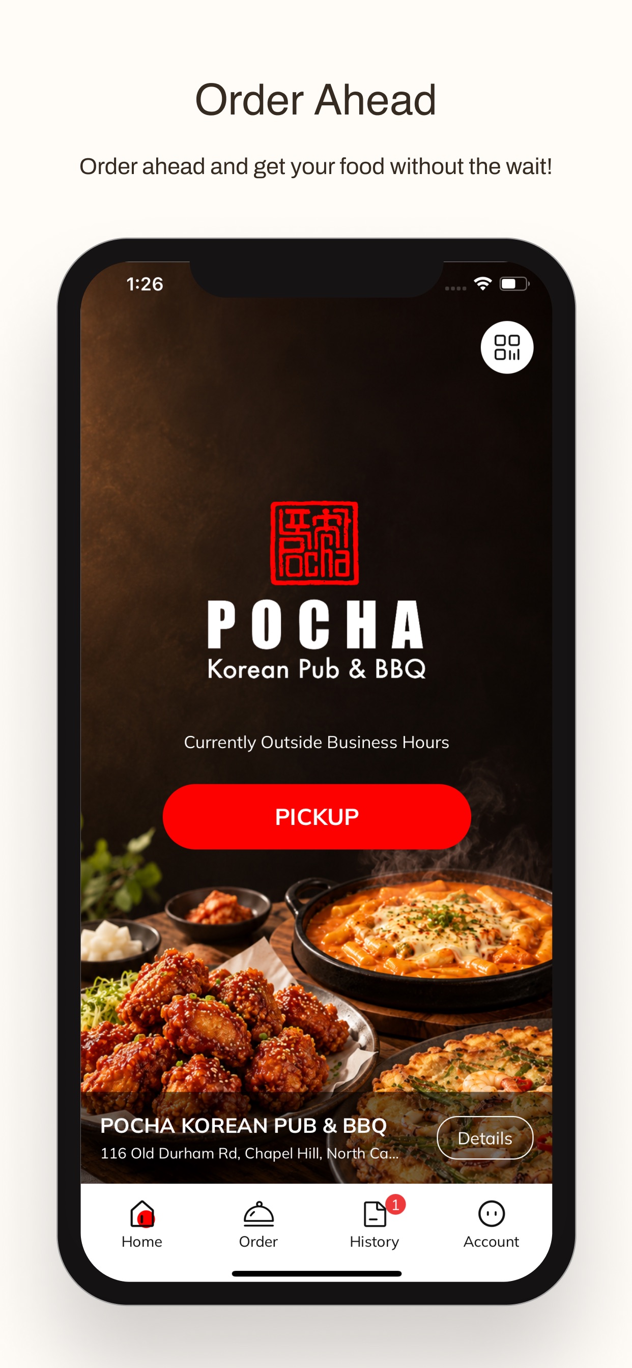 Screenshot 1 of POCHA KOREAN PUB & BBQ