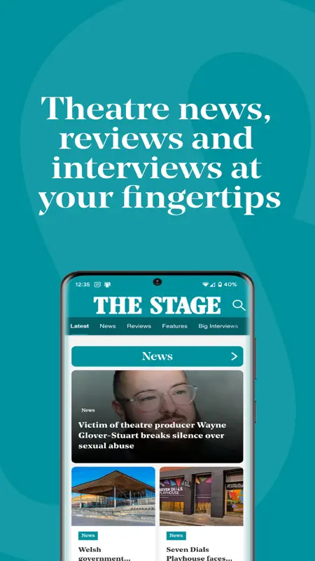 The Stage: Theatre News & Jobs screenshot 1 of 6