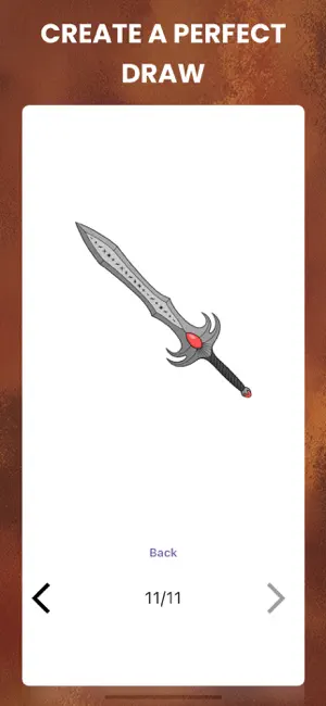 How to draw Weapons by Steps screenshot 4