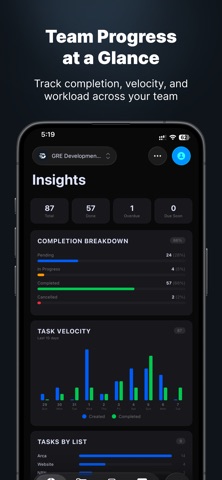 Arca: Modern Task Management Screenshot 4 of 5