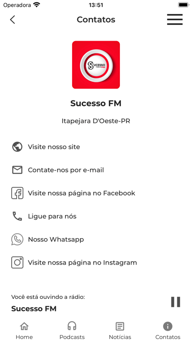 Sucesso FM 105.9 Screenshot 2 - AppWisp.com Sucesso FM 105.9 Screenshot 2 - AppWisp.com