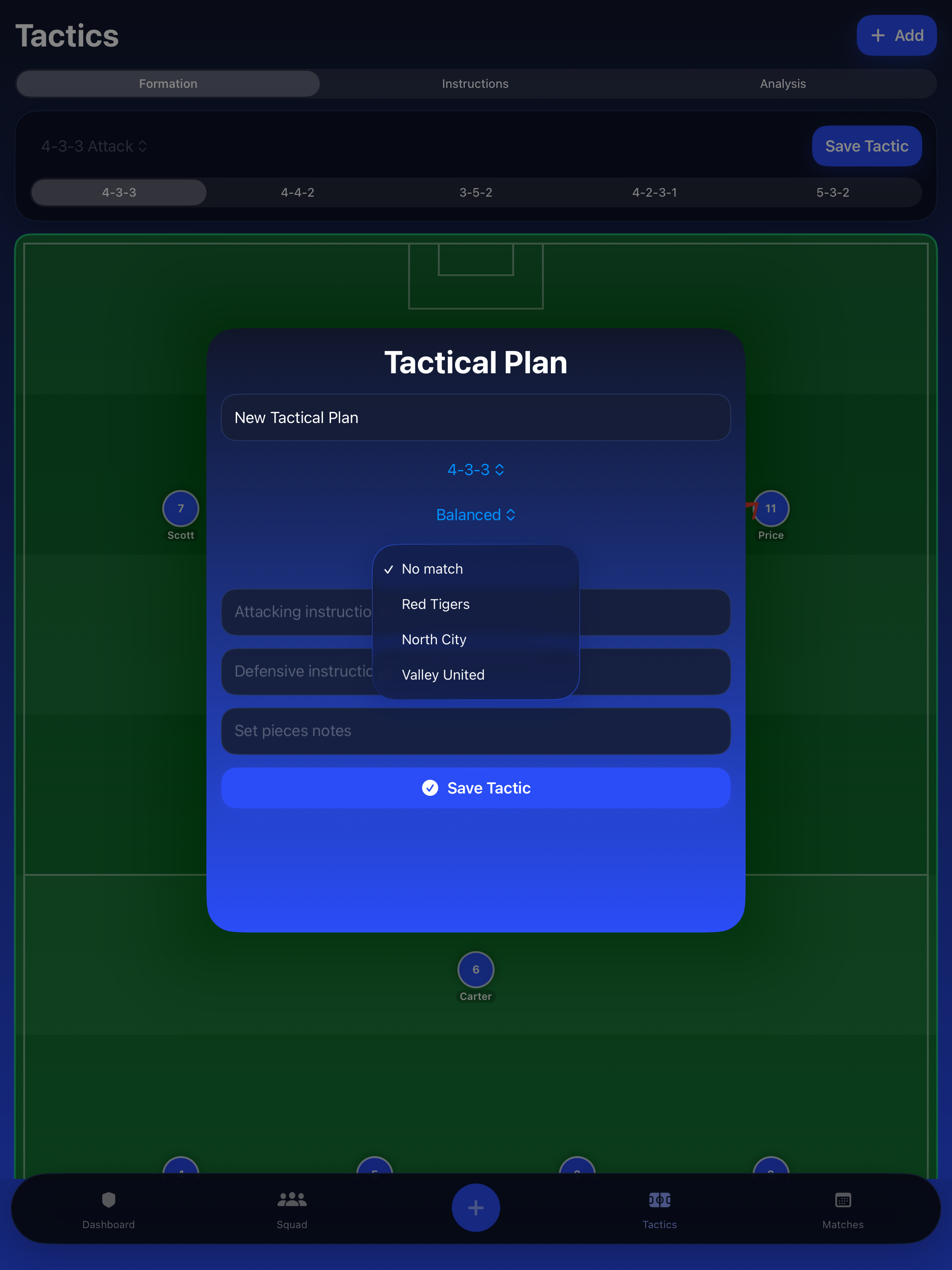 Squad Board