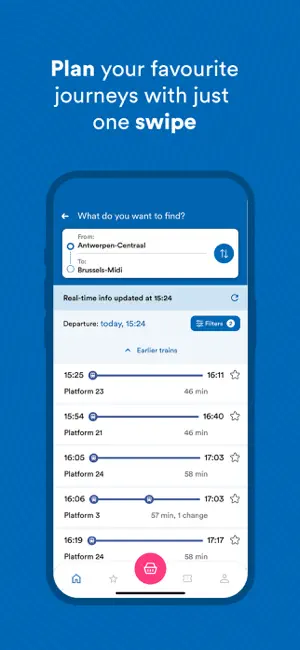 SNCB/NMBS: Timetable & tickets screenshot 2