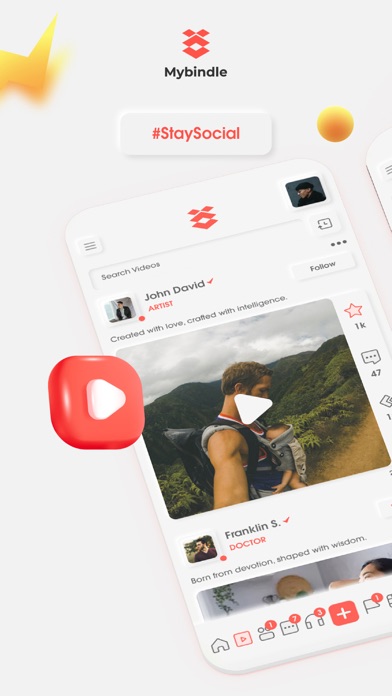 MyBindle iPhone screenshot 2 - Social Networking app