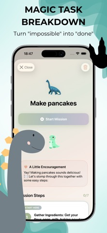 Dino Steps: ADHD Task Breaker Screenshot 4 of 8