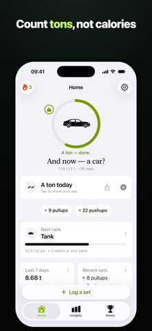 Tons: Exercise Snacking iPhone screenshot