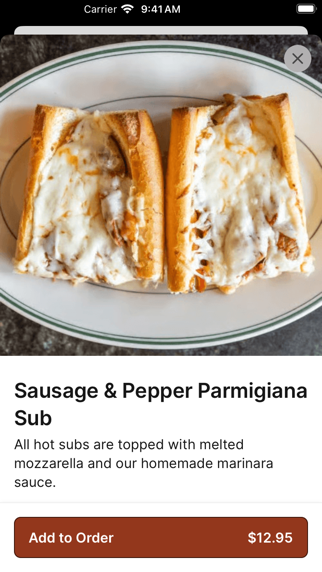 Sali's Pizza & Pasta iPhone screenshot 3 - Food & Drink app