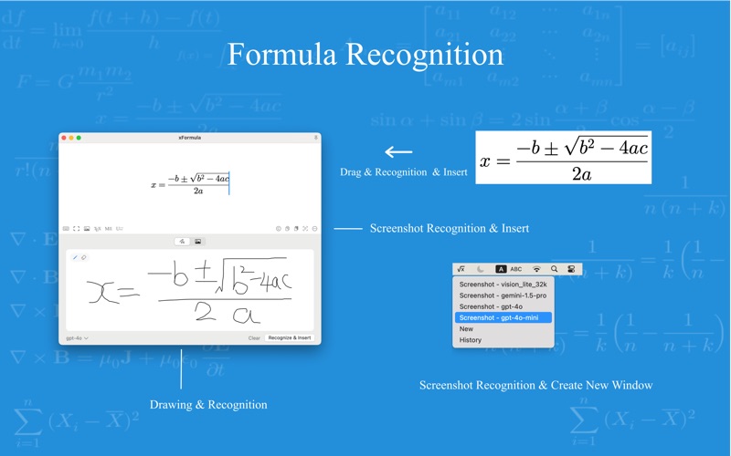 xFormula - Equation Editor Screenshot