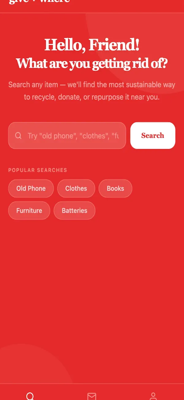 giveWhere Screenshot 4