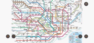 Tokyo Subway Map Route 東京地下鉄ナビ iPhone screenshot