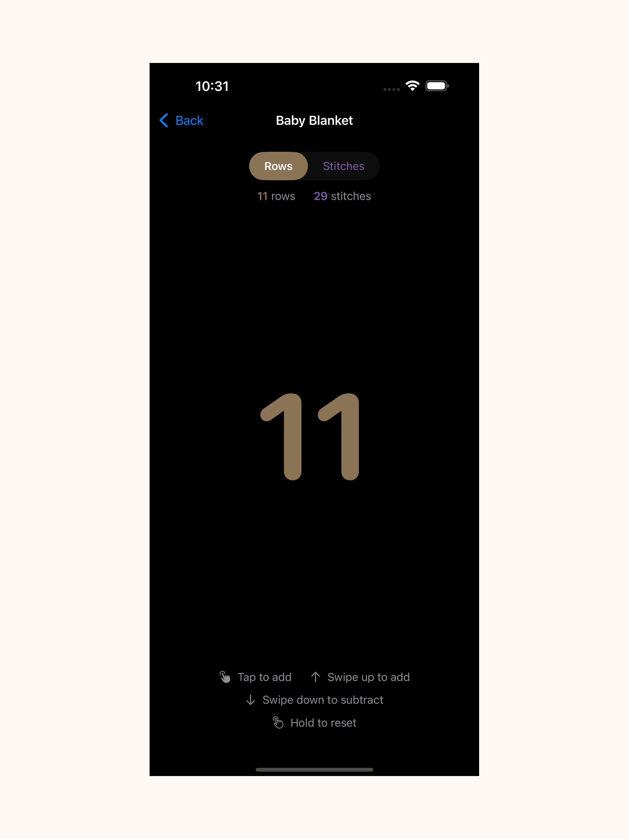 Woolly Counter - Knit+Crochet screenshot 11