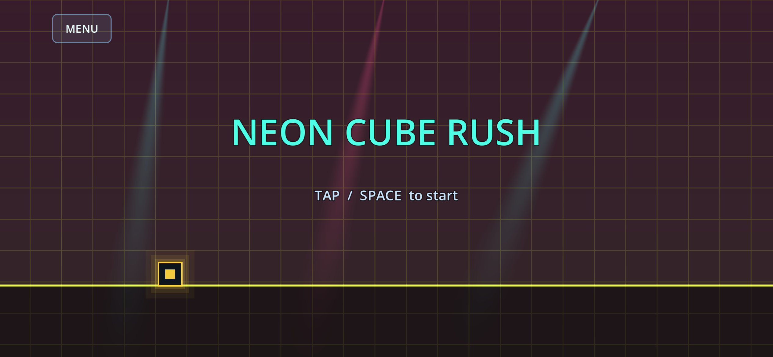 Neon Cube Rush screenshot 2